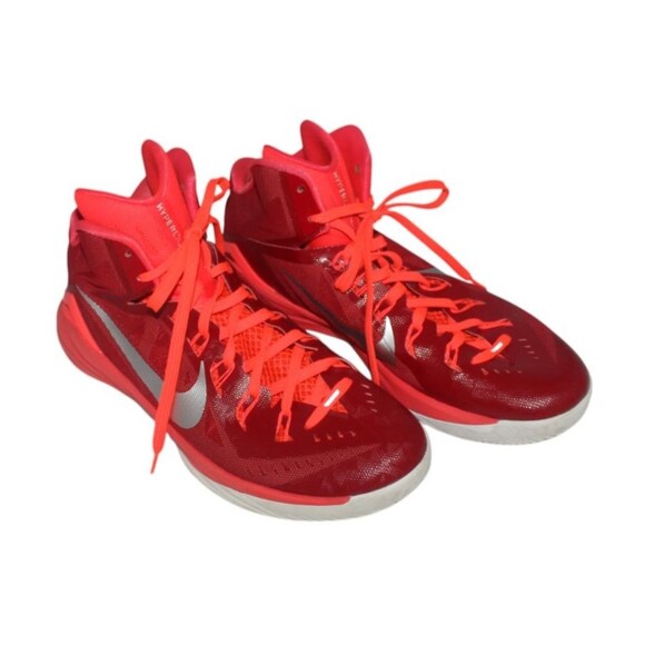 Nike Hyperdunk 653483-607 2014 Red Excellent ConditionSize 14 - Picture 2 of 13